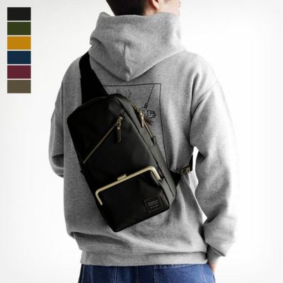 AYANOKOJI 【在庫商品】縦型がま口ボディバッグ【コーデュラ(R)】