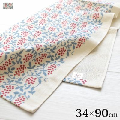 AYANOKOJI 【在庫商品】ガーゼ&タオルの手ぬぐい - 実と唐草 [M便 1/2]