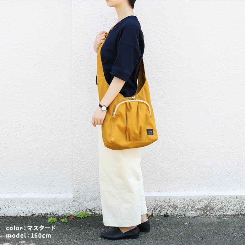 在庫商品】がま口ラフショルダーバッグ【コーデュラ(R)】 | AYANOKOJI 