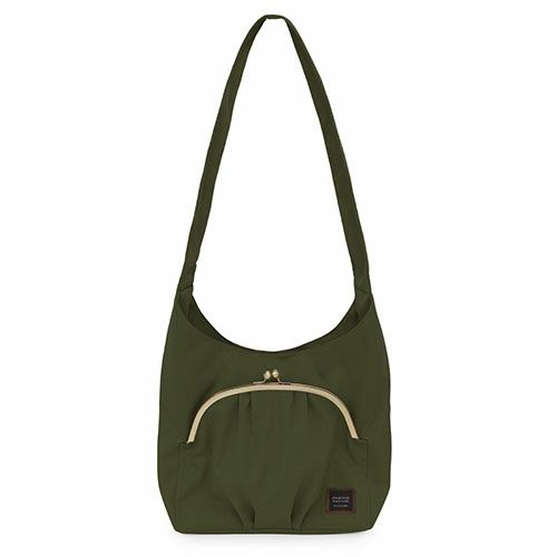 がま口ラフショルダーバッグ【コーデュラ(R)】がま口ラフショルダーバッグ【コーデュラ(R)】