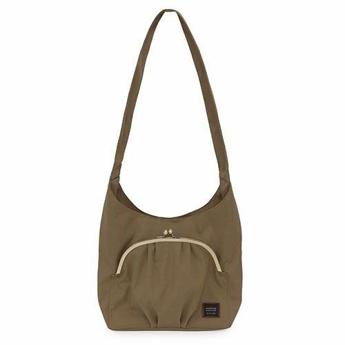 がま口ラフショルダーバッグ【コーデュラ(R)】