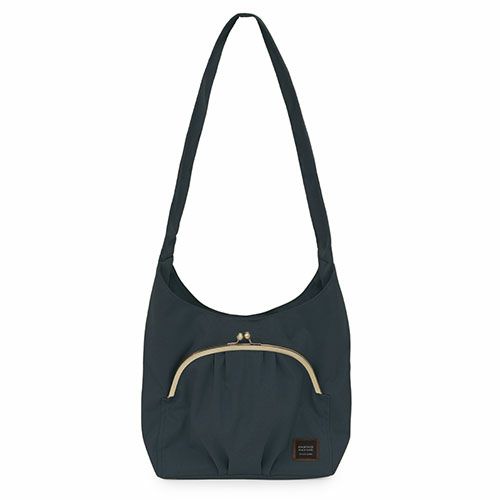 がま口ラフショルダーバッグ【コーデュラ(R)】