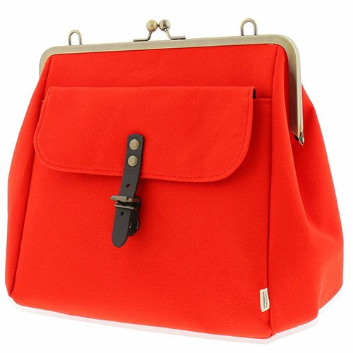 AYANOKOJI 【受注生産品】がま口フラップ2WAYリュック【帆布