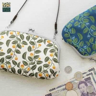 AYANOKOJI　【在庫商品】横長親子がま口財布【帆布・がまの実】 [M便 4/5]