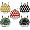 大玉がま口ポシェット【帆布・無地/唐草/水玉】
