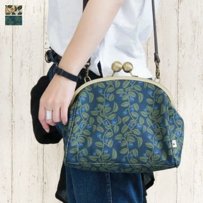 AYANOKOJI 【在庫商品】大玉がま口ポシェット【がまの実】