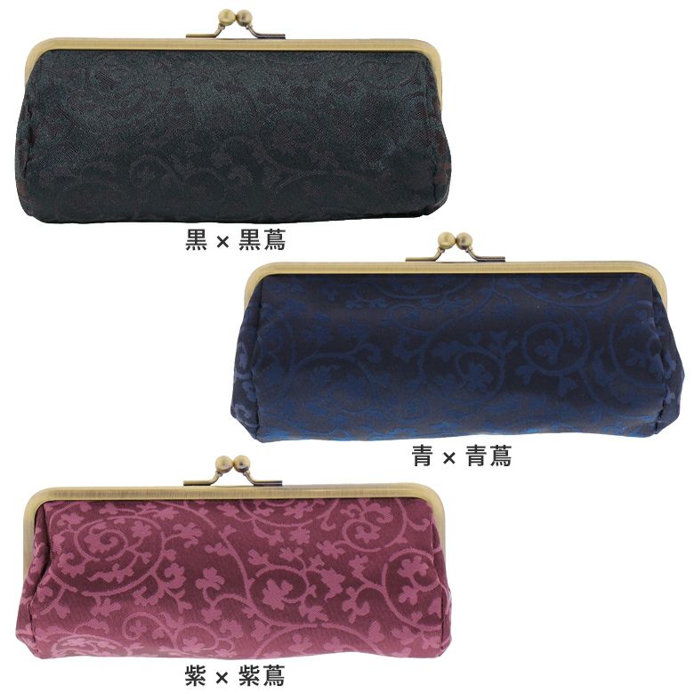 在庫商品】TAWARA型がま口ペンケース【蛸唐草金襴】 [M便 1/2