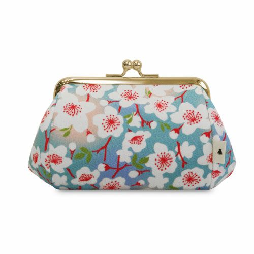 【在庫商品】TAWARA型がま口コスメポーチ(小)【彩さくら】