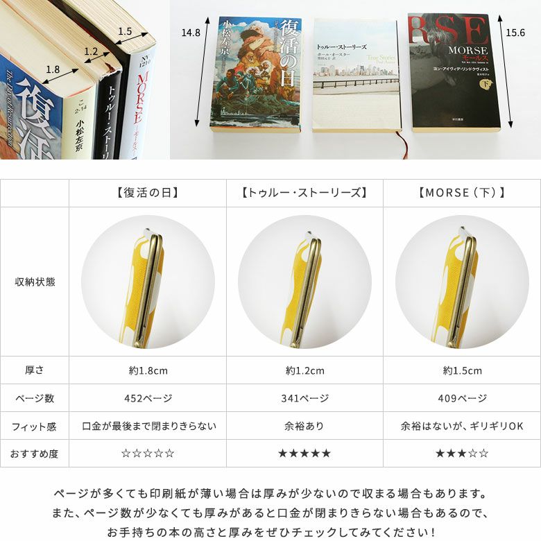 AYANOKOJI 【在庫商品】がま口ブックカバー 文庫/A6/360P対応