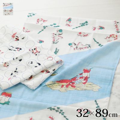 AYANOKOJI 【在庫商品】二重ガーゼ手ぬぐい【浮世絵】 [M便 1/3]