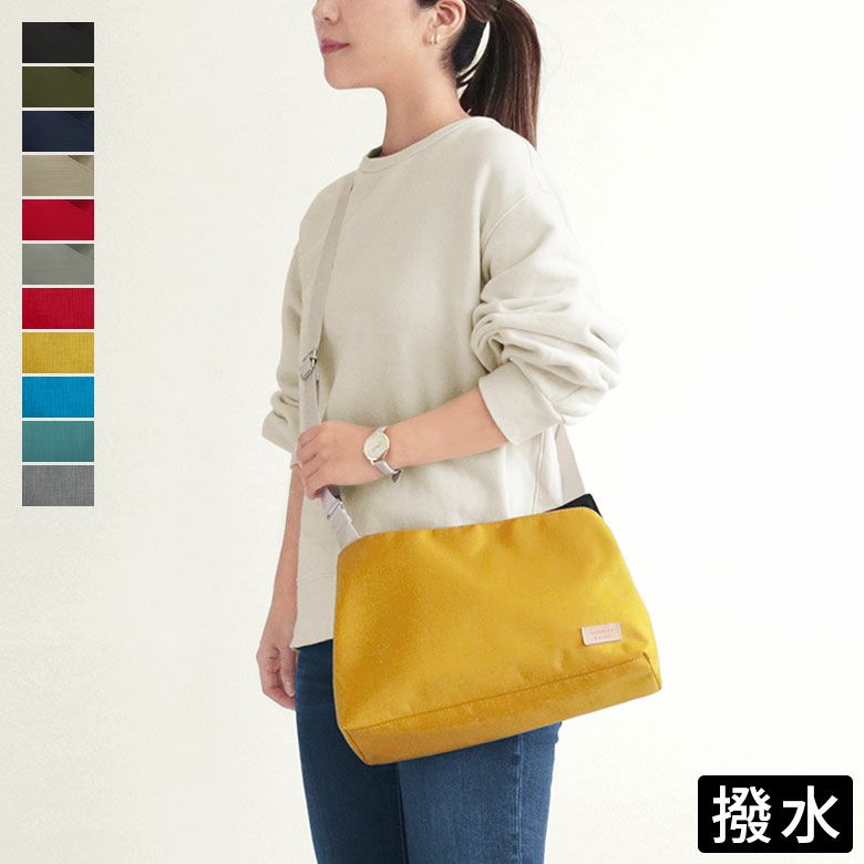 がま口スマートワンショルダーバッグ【Sarei コーデュラ(R) re/cor(TM)（コーデュラレコー）・MONTANA】