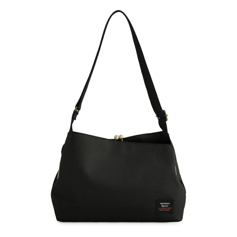 がま口スマートワンショルダーバッグ【Sarei コーデュラ(R) re/cor(TM)（コーデュラレコー）・MONTANA】