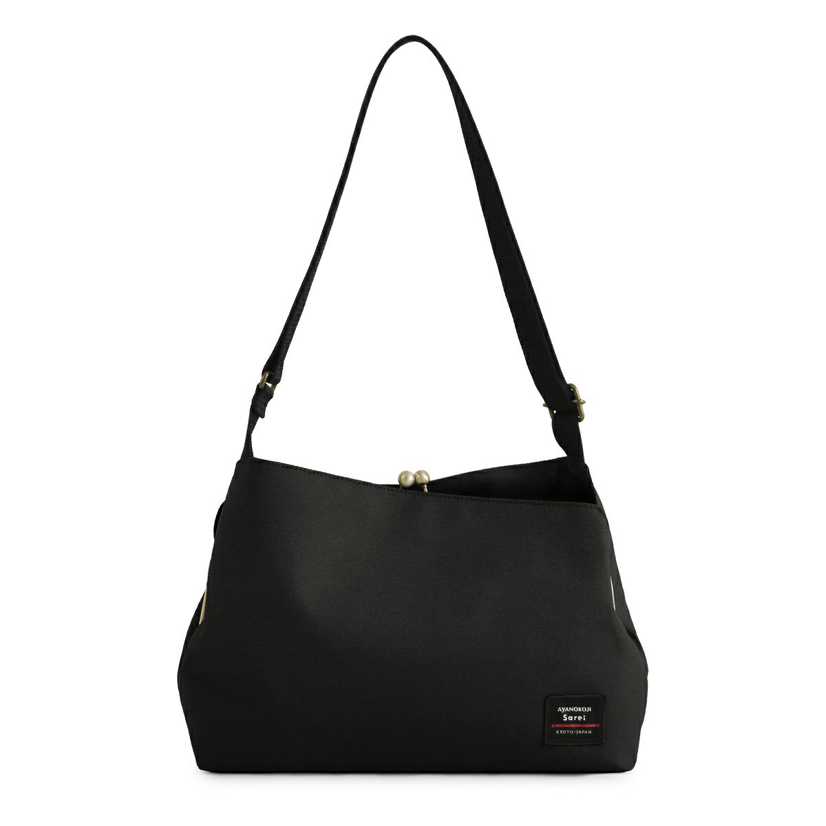 がま口スマートワンショルダーバッグ【Sarei コーデュラ(R) re/cor(TM)（コーデュラレコー）・MONTANA】