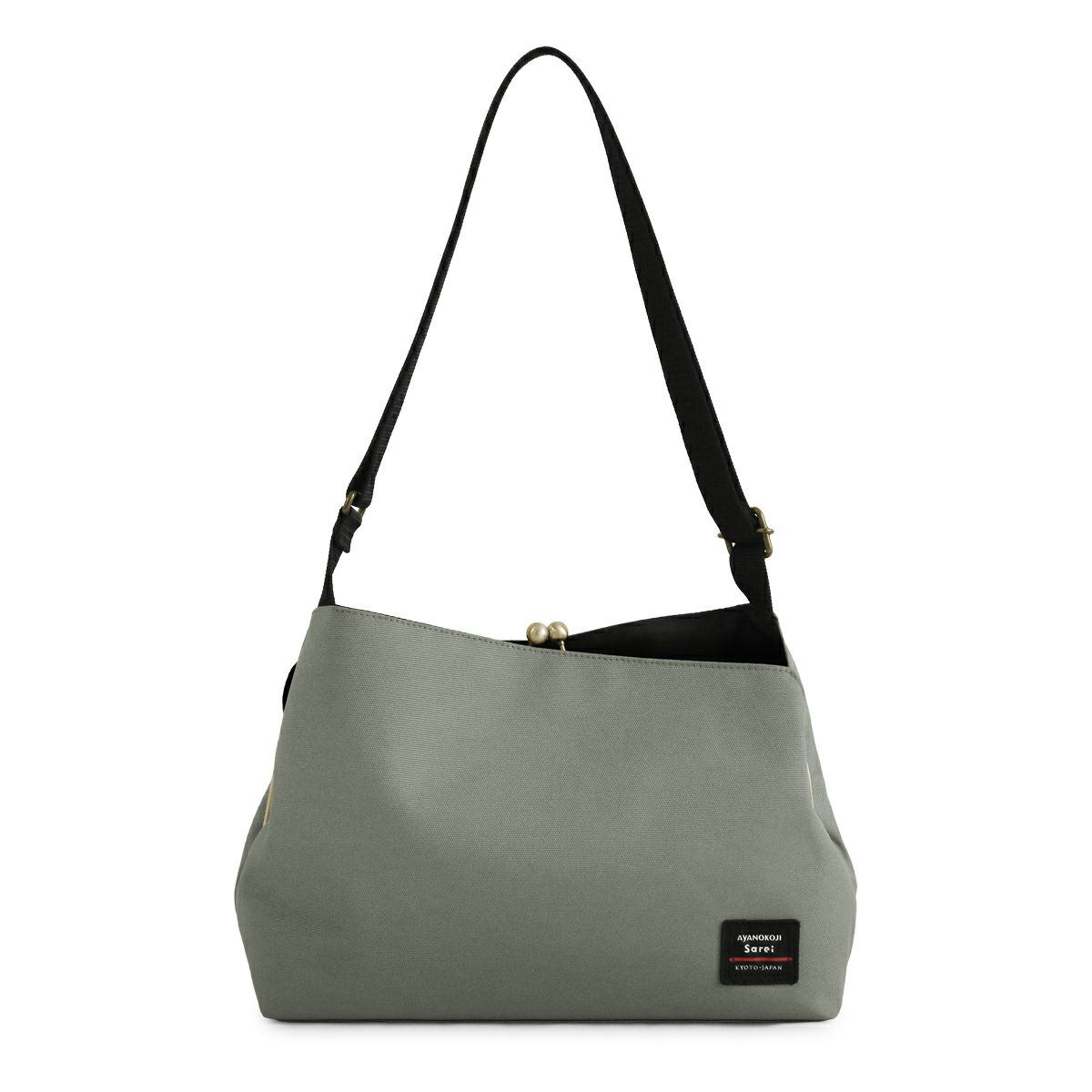 がま口スマートワンショルダーバッグ【Sarei コーデュラ(R) re/cor(TM)（コーデュラレコー）・MONTANA】