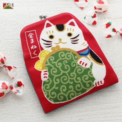 AYANOKOJI 【在庫商品】がまポチ袋　がまにゃんこ [M便 1/10]