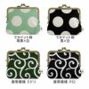 平親子がま口財布【帆布・唐草/水玉】カラーバリエーション