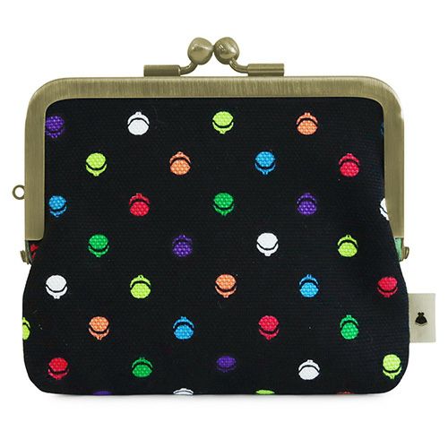 在庫商品】平親子がま口財布【帆布・がまドット柄】[M便 1/3