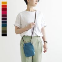 がま口お散歩ポシェット【帆布・無地】メインイメージ