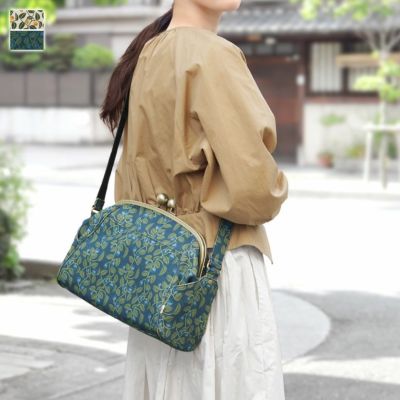 AYANOKOJI 【在庫商品】大玉がま口ショルダーバッグ【がまの実】