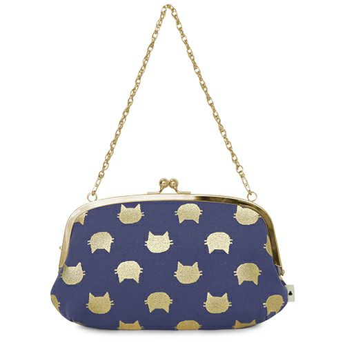 横長親子がま口財布【HAKUにゃんこ】