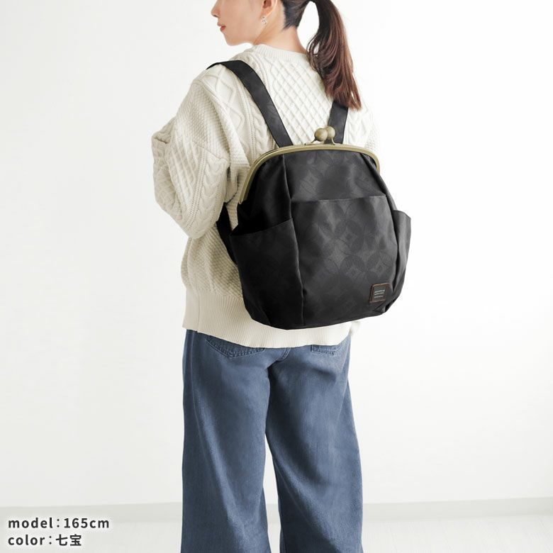 在庫商品】がまぽちゃリュック【コーデュラ(R)】※がまろっく付き