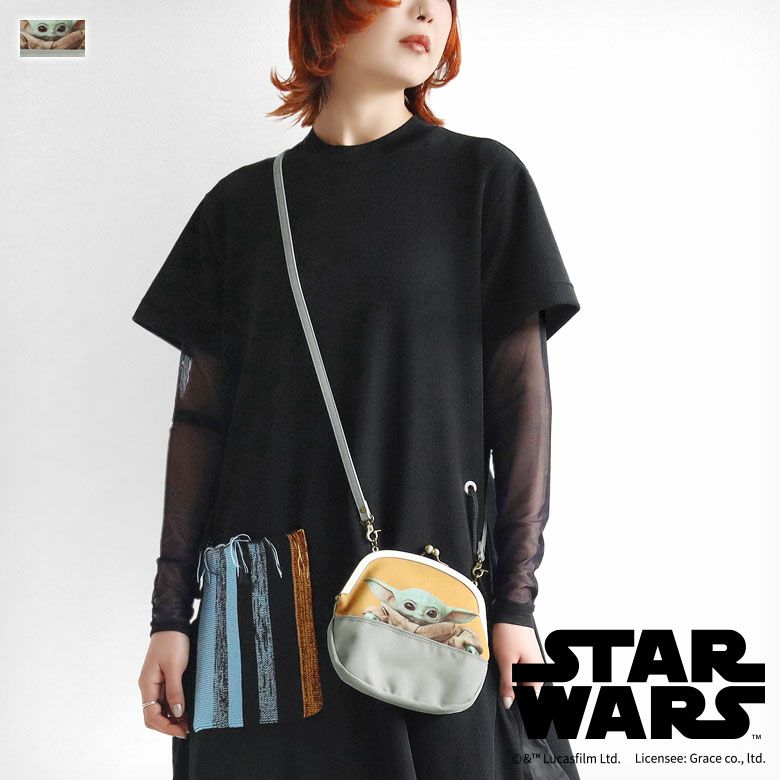 楽天市場】【在庫商品】がま口レイヤードショルダーバッグ【STAR