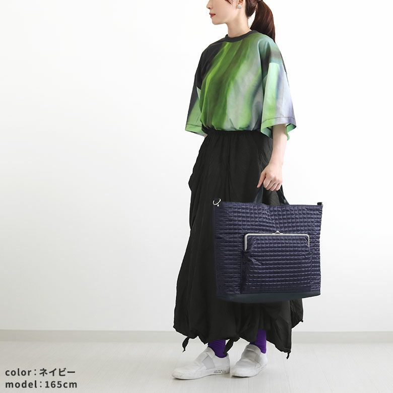 楽天市場】【在庫商品】がま口ビッグショルダーバッグ【スクエア
