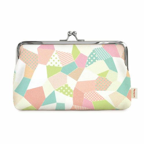 在庫商品】6寸がま口平ポーチ【アヤノコパッチン】 [M便 1/2