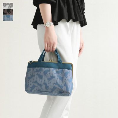 AYANOKOJI 【在庫商品】がま口手提げバッグ【CAT lace(キャットレース)】