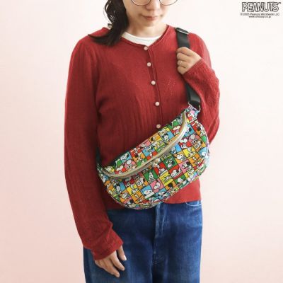 AYANOKOJI 【在庫商品】口折れ型がま口クロスボディバッグ【PEANUTS_75th】