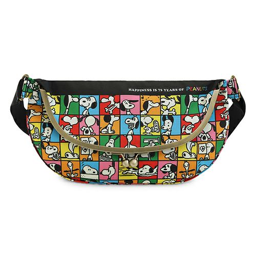 在庫商品】口折れ型がま口クロスボディバッグ【PEANUTS_75th