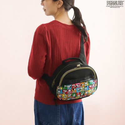 AYANOKOJI 【在庫商品】がま口ポシェット型ボディバッグ【PEANUTS_75th】