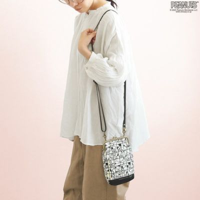 AYANOKOJI 【在庫商品】がま口お散歩ポシェット【PEANUTS_75th】 [M便 1/2]