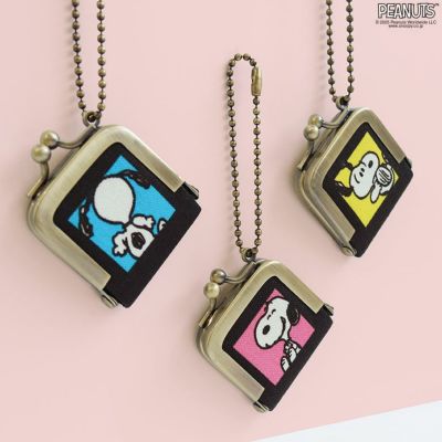 AYANOKOJI 【在庫商品】スクエアがま口ストラップ【PEANUTS_75th】 [M便 1/10]