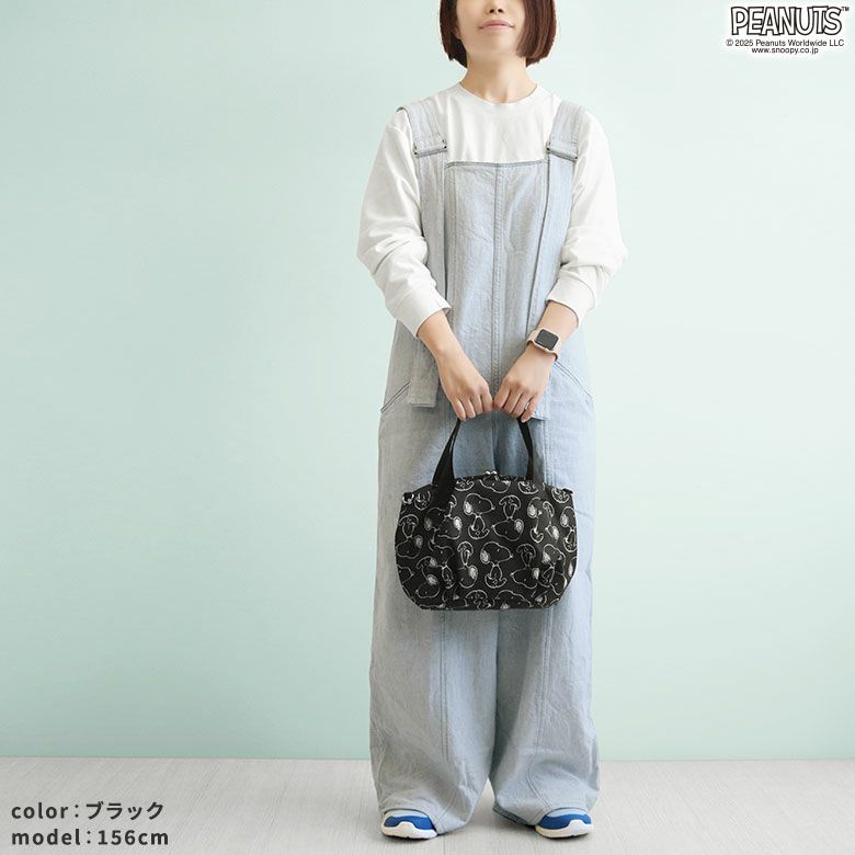 在庫商品】がま口バルーントートバッグ【PEANUTS_(S)24AW