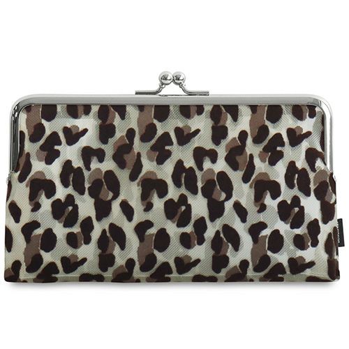 在庫商品】がま口メッシュフラットポーチ【フロッキーメッシュ】 [M便