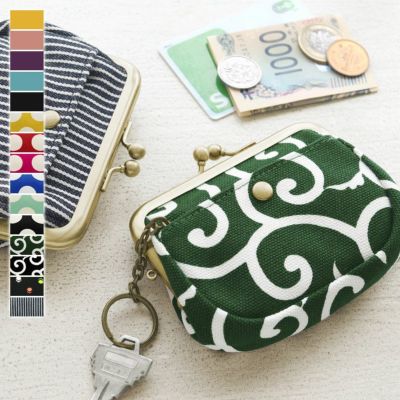 AYANOKOJI 【在庫商品】がま口オールインワンケース＋（プラス）【帆布・綿布】 [M便 1/4]