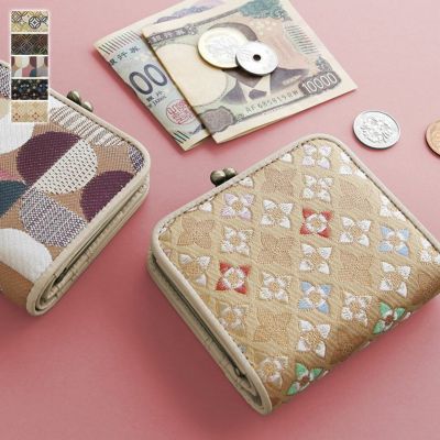 【在庫商品】二つ折りがま口ミニ財布【金襴SP】