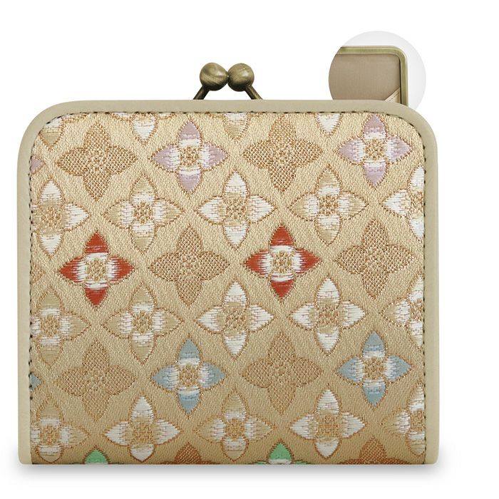 在庫商品】二つ折りがま口ミニ財布【ジャガードSP】 | AYANOKOJI