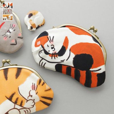 AYANOKOJI 【在庫商品】がま口まめポーチ【うたたネコ】 [M便 1/3]
