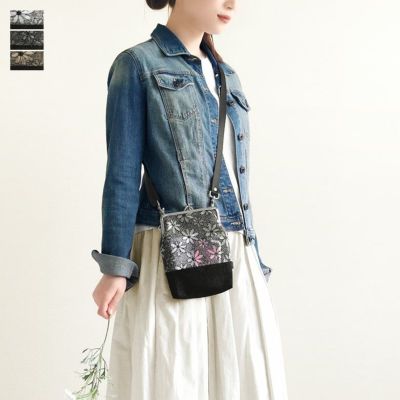 AYANOKOJI 【在庫商品】がま口切替メッシュショルダー【マーガレットメッシュ】　[M便 9/10]