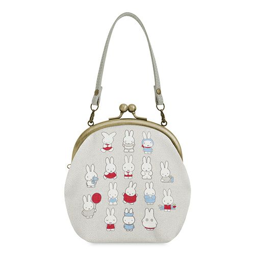 がま口丸型ケース【miffy70th(パステルカラー)】