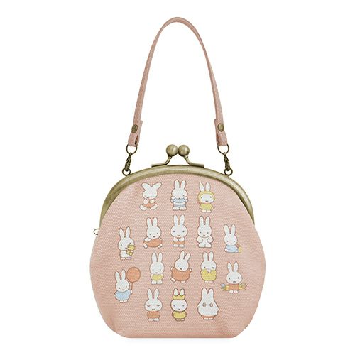 がま口丸型ケース【miffy70th(パステルカラー)】