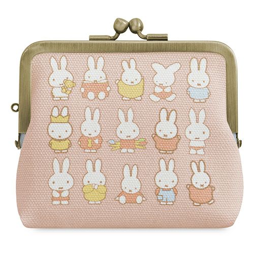 在庫商品】平親子がま口財布【miffy70th(パステルカラー)】 [M便