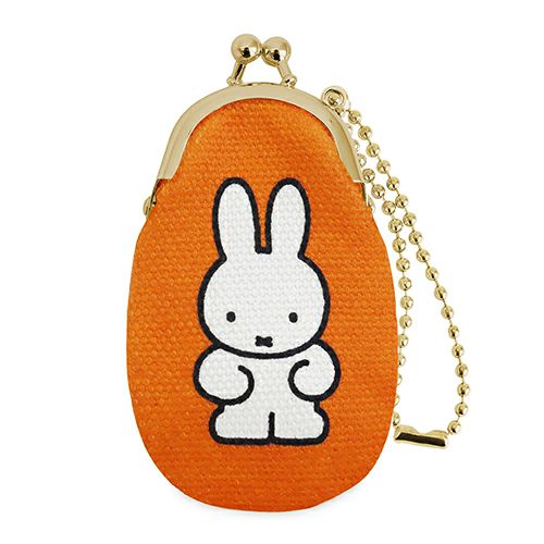 ドロップ型がま口チャーム【miffy70th(ブルーナカラー)】 