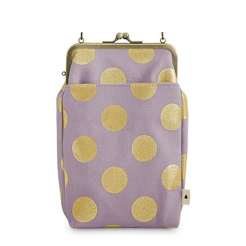 がま口お散歩ポシェット【帆布・HAKUドット限定カラー】