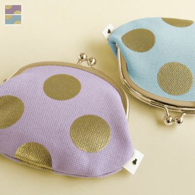 AYANOKOJI 【在庫商品】3.3寸 がま口財布【帆布・HAKUドット限定カラー】 [M便 1/5]