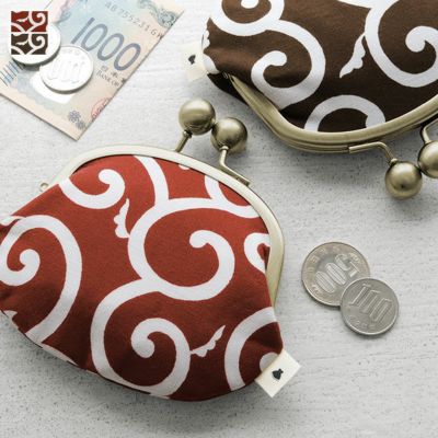 3.3寸がま口財布【綿唐草】