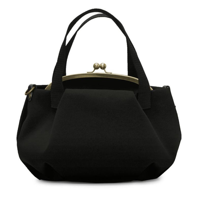 がま口バルーントートバッグ【Sarei コーデュラ(R) re/cor(TM)（コーデュラレコー）・MONTANA】