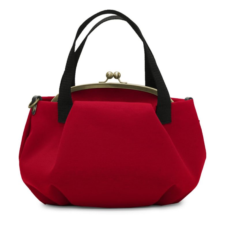 がま口バルーントートバッグ【Sarei コーデュラ(R) re/cor(TM)（コーデュラレコー）・MONTANA】